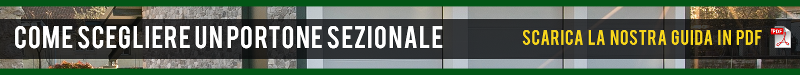 Guida portoni sezionali