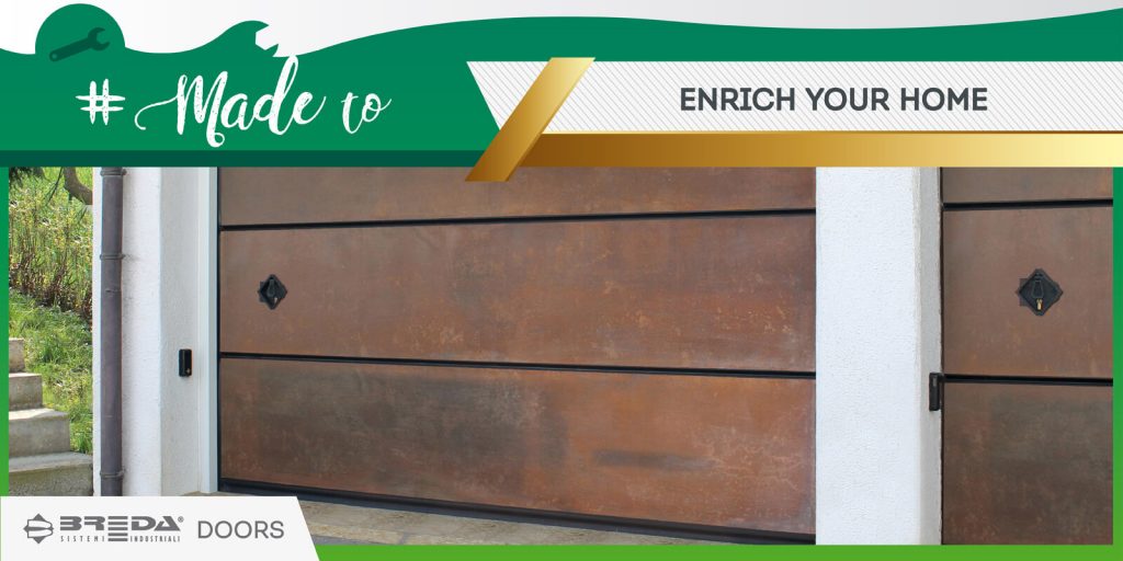 Breda sectional doors, made to enrich your house